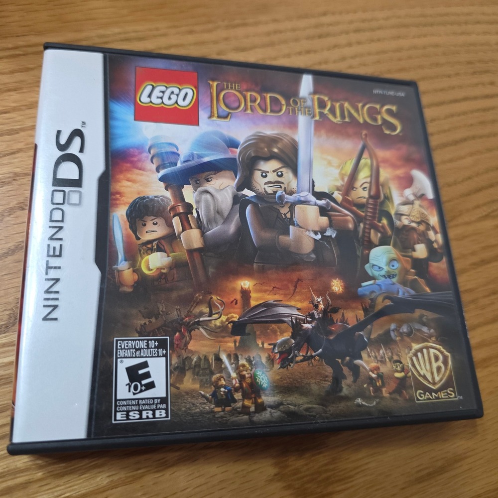 LEGO The Lord of the Rings Nintendo DS Game CIB Black Fantasy Adventure 2012